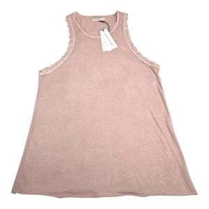 Unsubscribed Crochet‎ Trimmed Tank Top